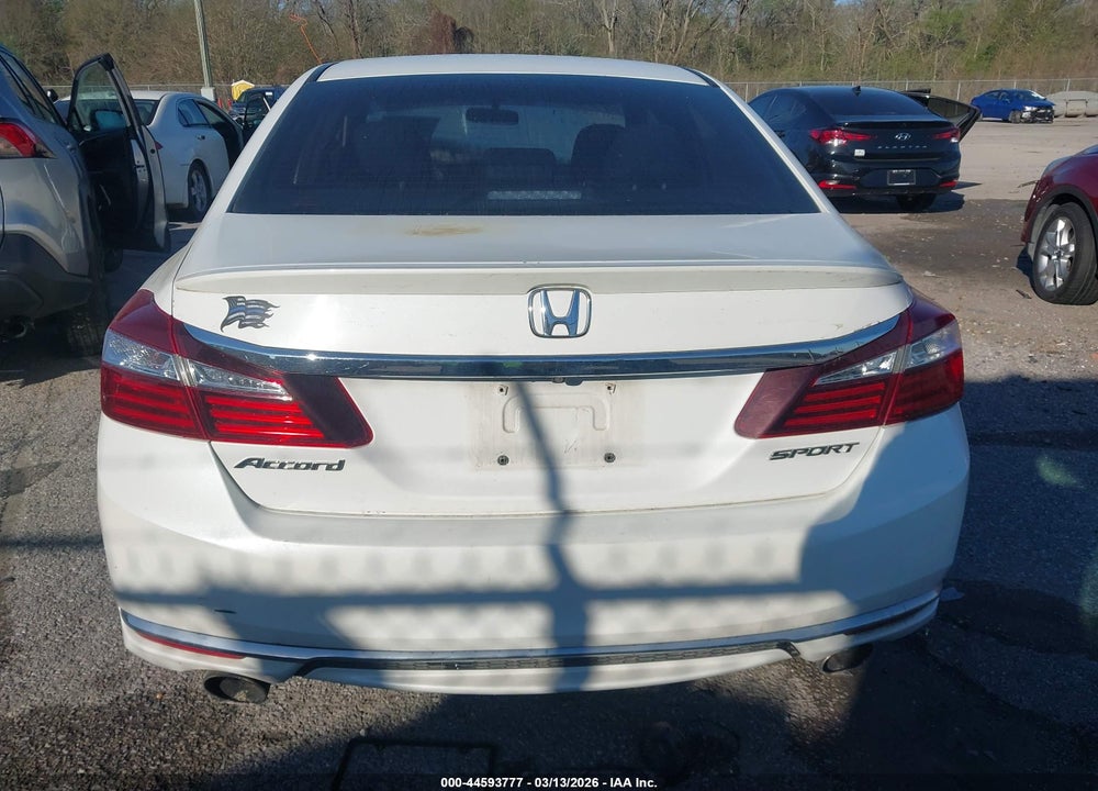 2017 HONDA ACCORD SPORT VIN: 1HGCR2F5XHA063762