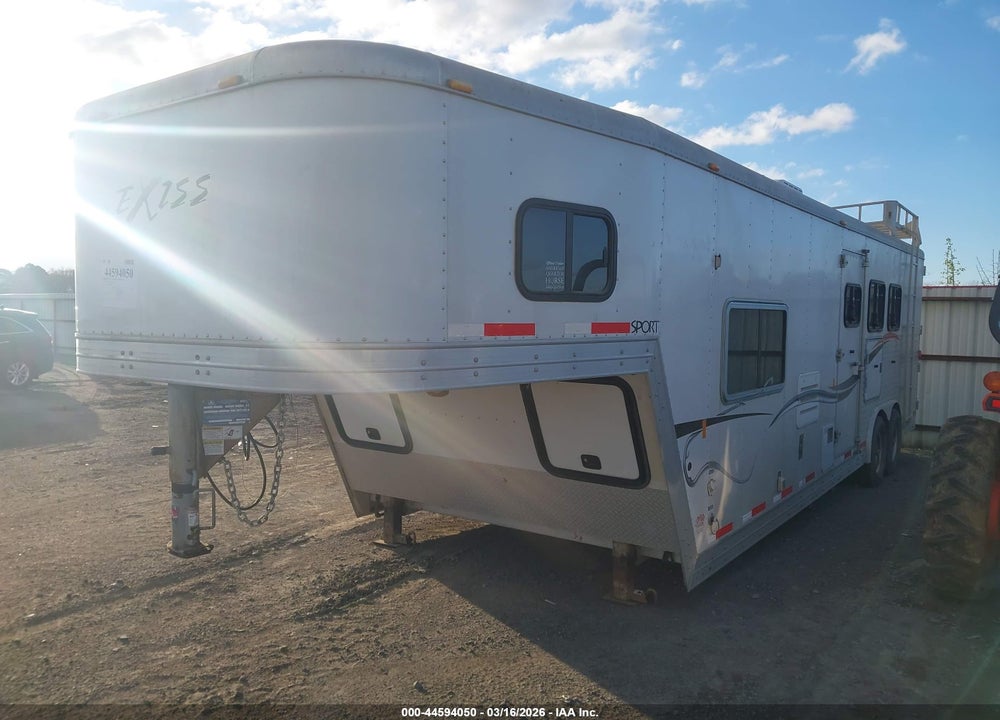 2007 EXXISS ALUMINUM TRAILERS LIVESTOCK VIN: 4LAAH252475038827
