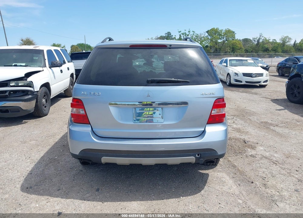 2006 MERCEDES-BENZ ML 350 4MATIC VIN: 4JGBB86E86A108014