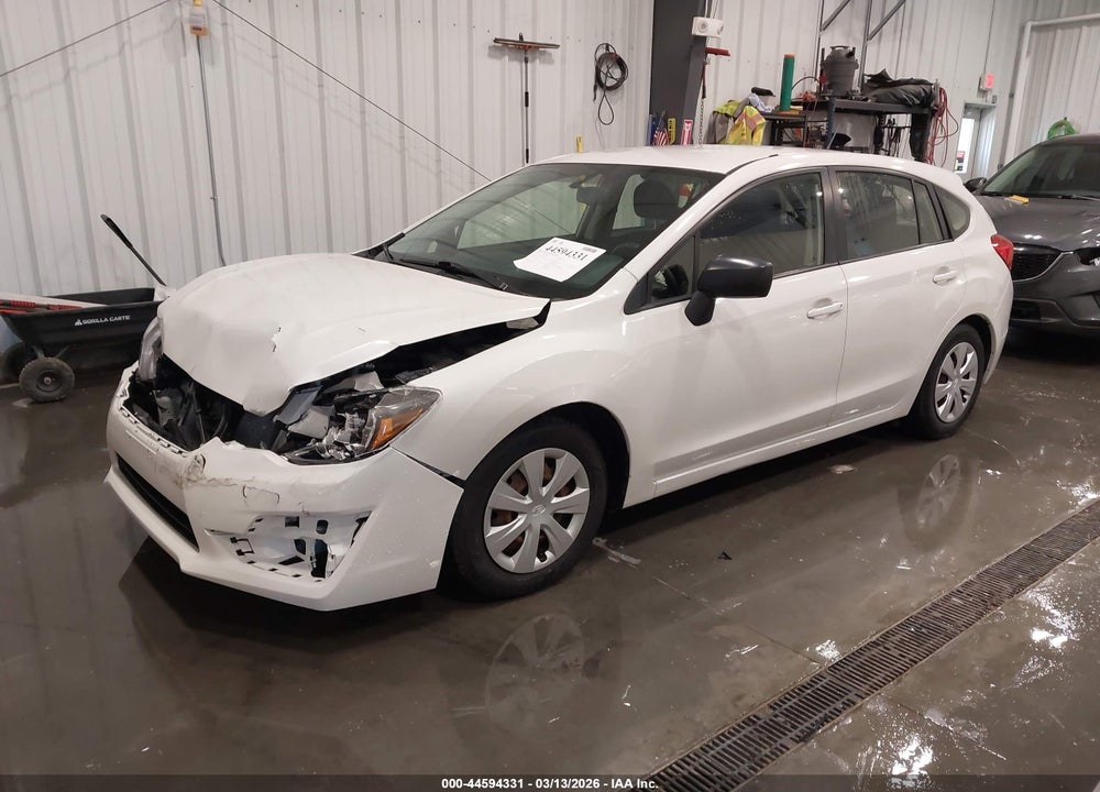2016 SUBARU IMPREZA 2.0I VIN: JF1GPAA6XG8237065