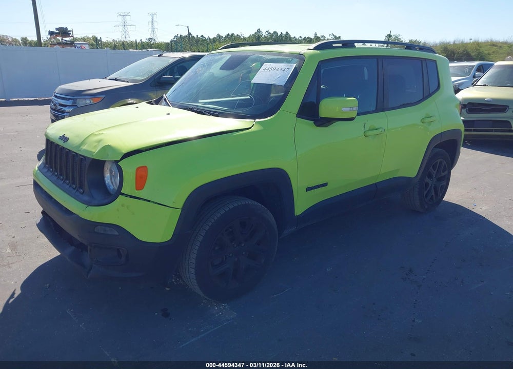 2018 JEEP RENEGADE ALTITUDE 4X4 VIN: ZACCJBBB2JPH86187