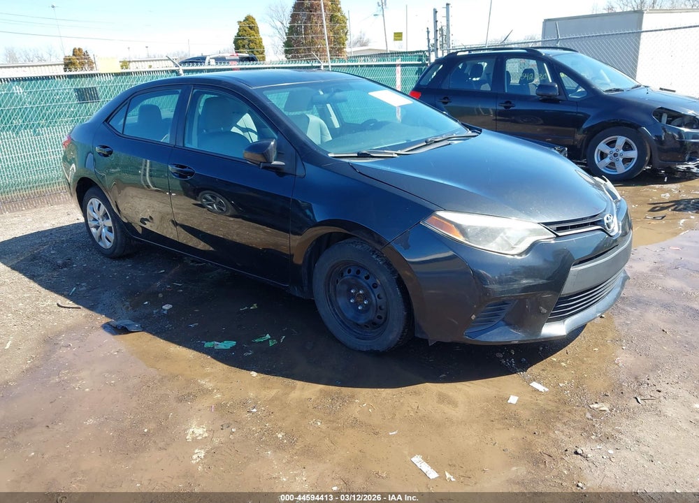 2014 TOYOTA COROLLA LE VIN: 5YFBURHEXEP076632