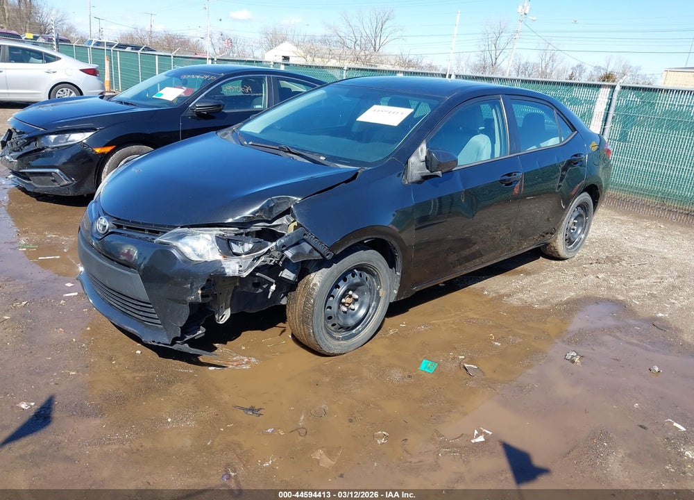 2014 TOYOTA COROLLA LE VIN: 5YFBURHEXEP076632