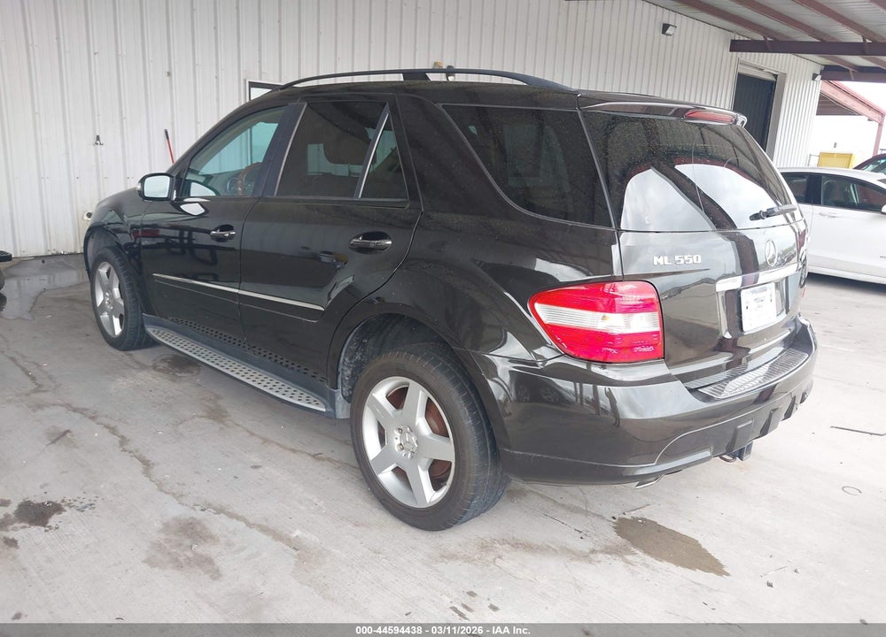 2008 MERCEDES-BENZ ML 550 4MATIC VIN: 4JGBB72EX8A351858
