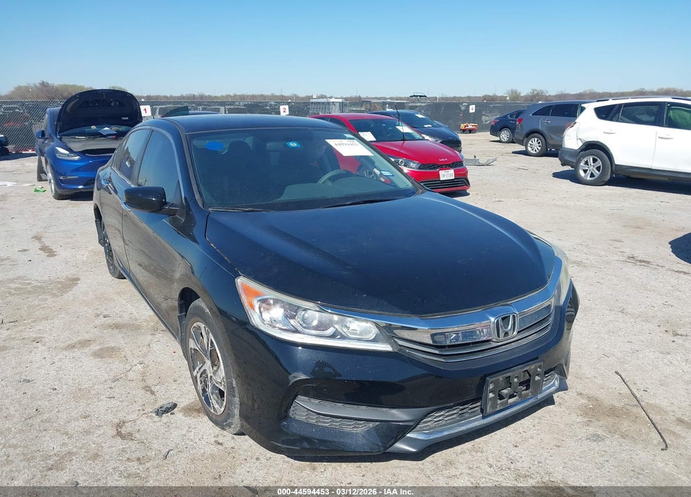 2016 HONDA ACCORD LX VIN: 1HGCR2F31GA186606