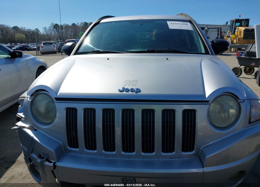 2007 JEEP COMPASS SPORT VIN: 1J8FF47W77D585648