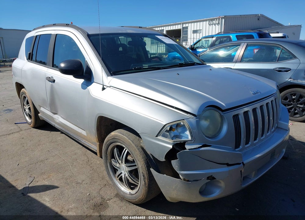 2007 JEEP COMPASS SPORT VIN: 1J8FF47W77D585648