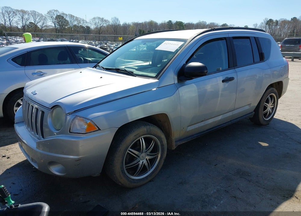 2007 JEEP COMPASS SPORT VIN: 1J8FF47W77D585648