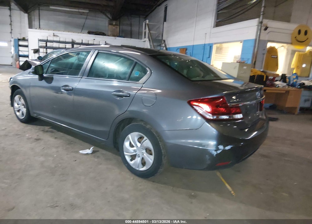 2013 HONDA CIVIC LX VIN: 19XFB2F58DE262607
