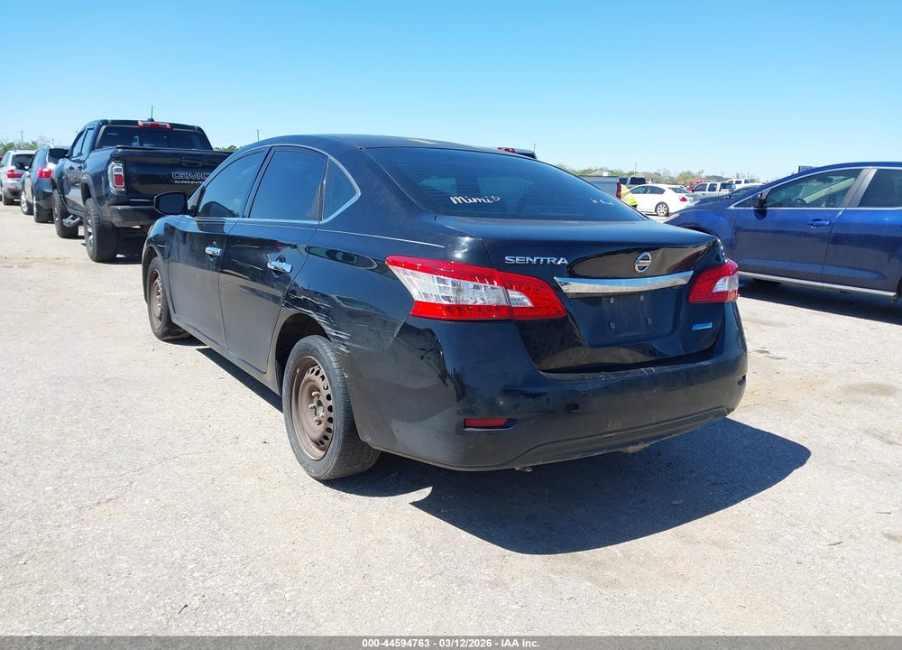2014 NISSAN SENTRA S VIN: 3N1AB7AP8EY321884