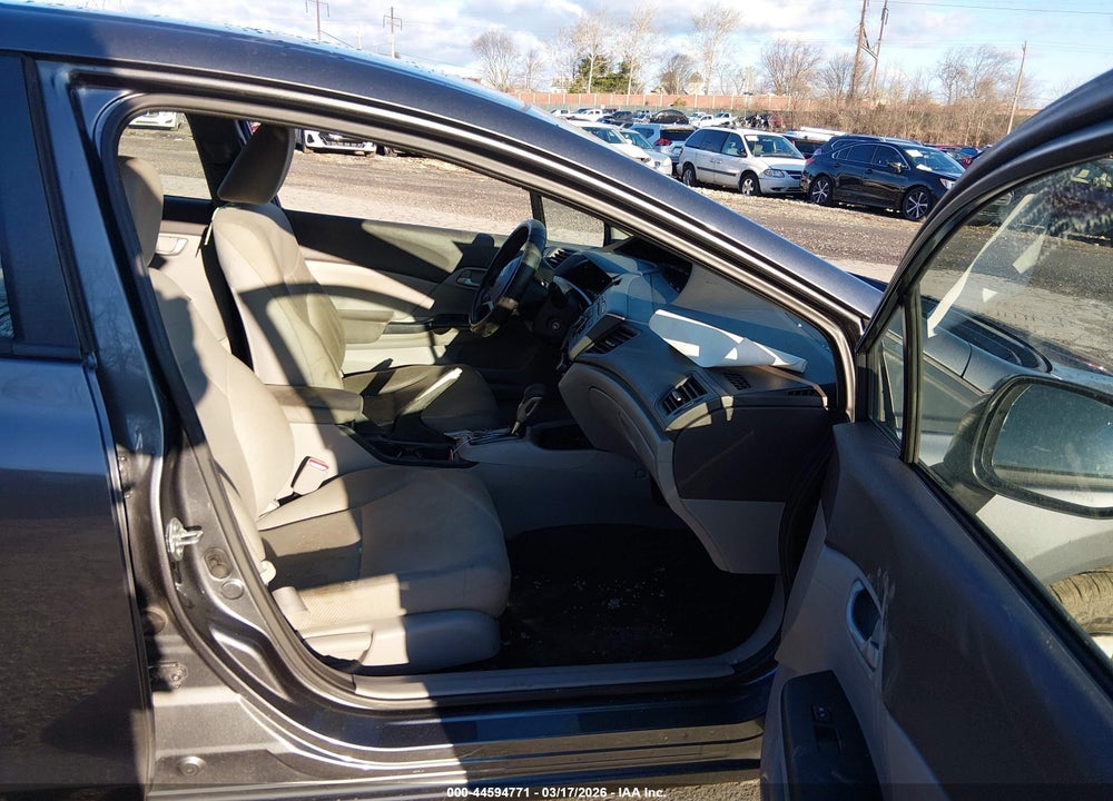 2012 HONDA CIVIC LX VIN: 19XFB2F56CE338596