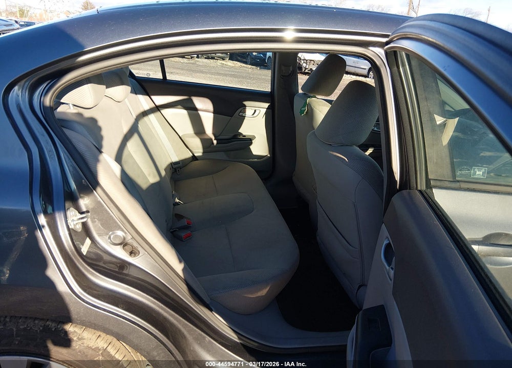 2012 HONDA CIVIC LX VIN: 19XFB2F56CE338596