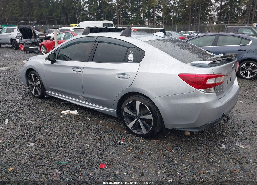 2019 SUBARU IMPREZA 2.0I SPORT VIN: 4S3GKAJ6XK3609874