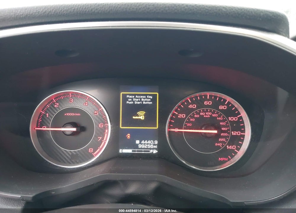 2019 SUBARU IMPREZA 2.0I SPORT VIN: 4S3GKAJ6XK3609874