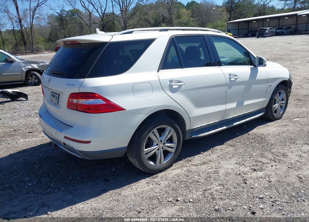 2012 MERCEDES-BENZ ML 350 4MATIC VIN: 4JGDA5HB1CA075754