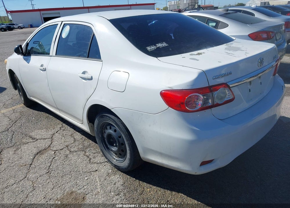 2013 TOYOTA COROLLA L VIN: 5YFBU4EEXDP200999