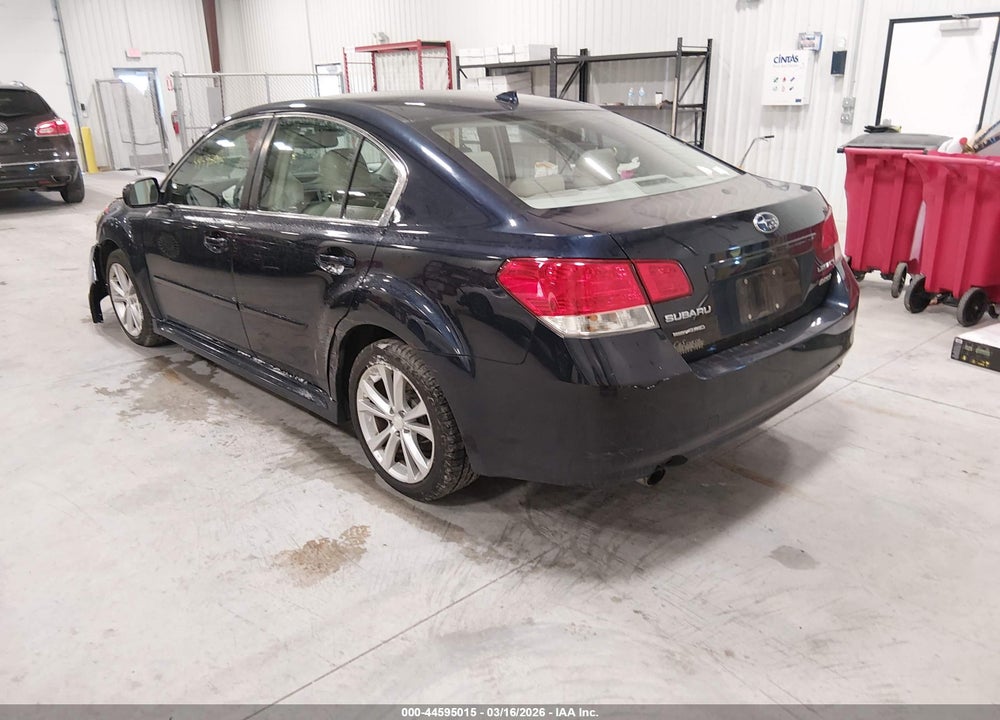 2013 SUBARU LEGACY 2.5I LIMITED VIN: 4S3BMBK63D3007376