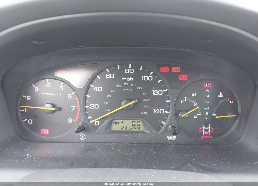 2002 HONDA ACCORD 3.0 EX VIN: 1HGCG16582A008413