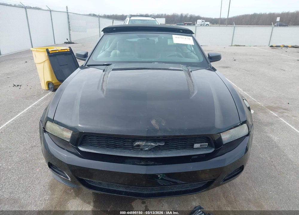 2010 FORD MUSTANG V6 PREMIUM VIN: 1ZVBP8EN4A5110686