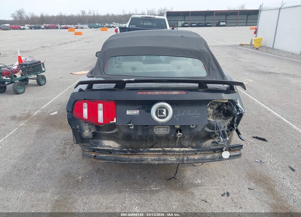 2010 FORD MUSTANG V6 PREMIUM VIN: 1ZVBP8EN4A5110686