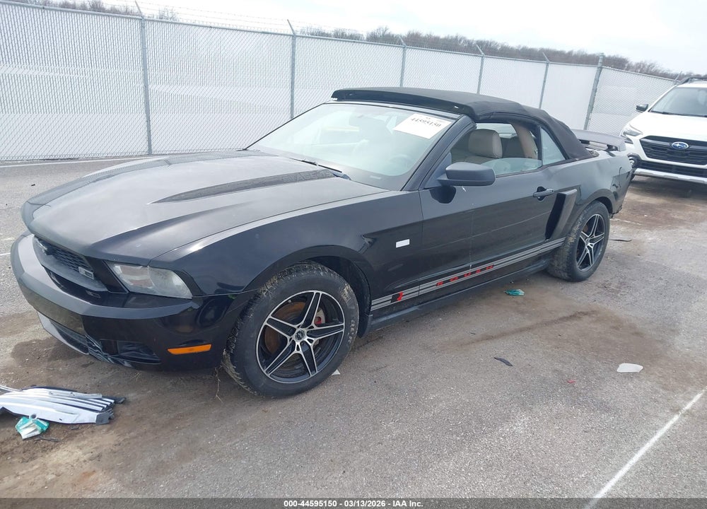 2010 FORD MUSTANG V6 PREMIUM VIN: 1ZVBP8EN4A5110686