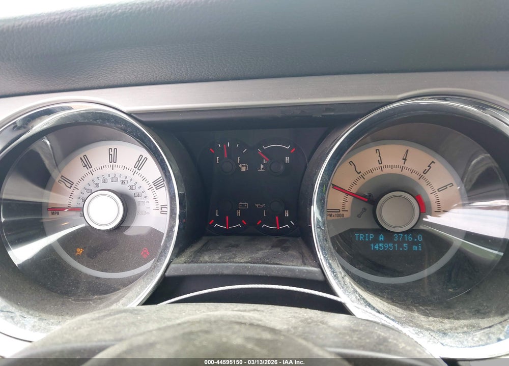 2010 FORD MUSTANG V6 PREMIUM VIN: 1ZVBP8EN4A5110686