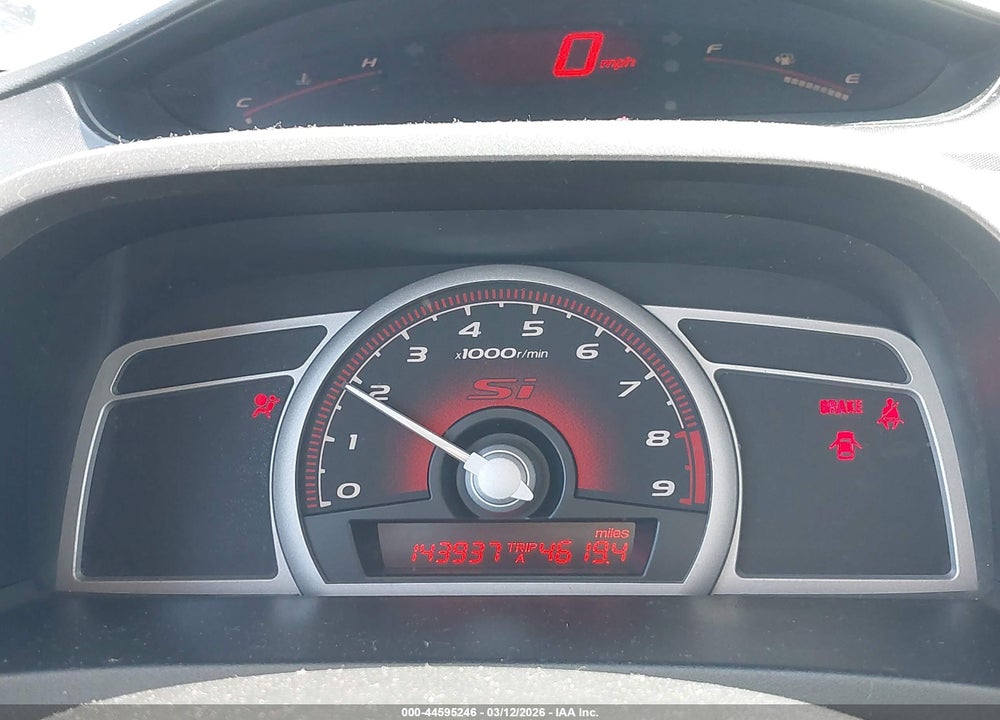 2008 HONDA CIVIC SI/SI MUGEN VIN: 2HGFA55568H700641