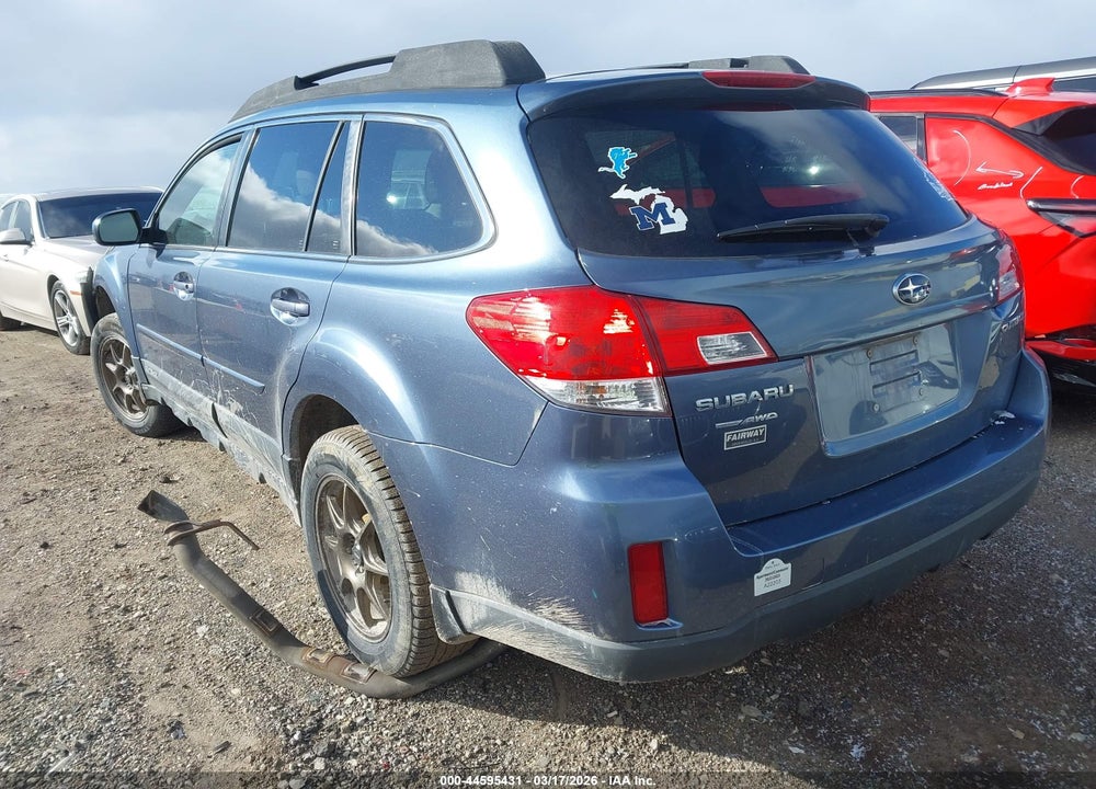 2013 SUBARU OUTBACK 2.5I PREMIUM VIN: 4S4BRCCC8D3252150