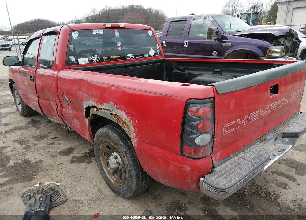 2006 CHEVROLET SILVERADO 1500 WORK TRUCK VIN: 1GCEC19X96Z103196