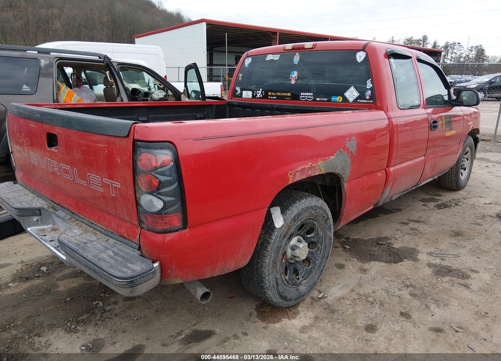 2006 CHEVROLET SILVERADO 1500 WORK TRUCK VIN: 1GCEC19X96Z103196