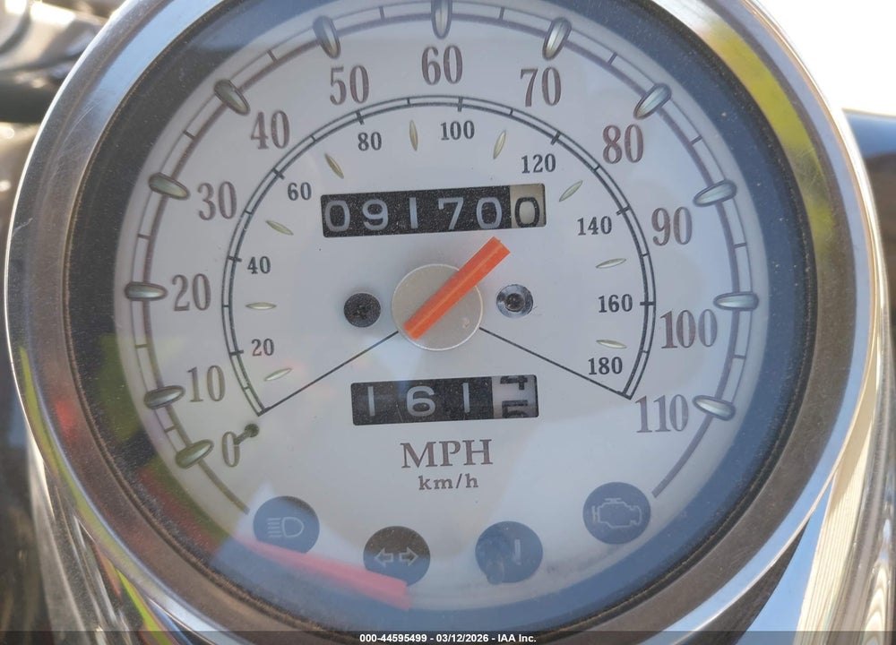 2007 YAMAHA XVS650 VIN: JYAVM01E77A101458