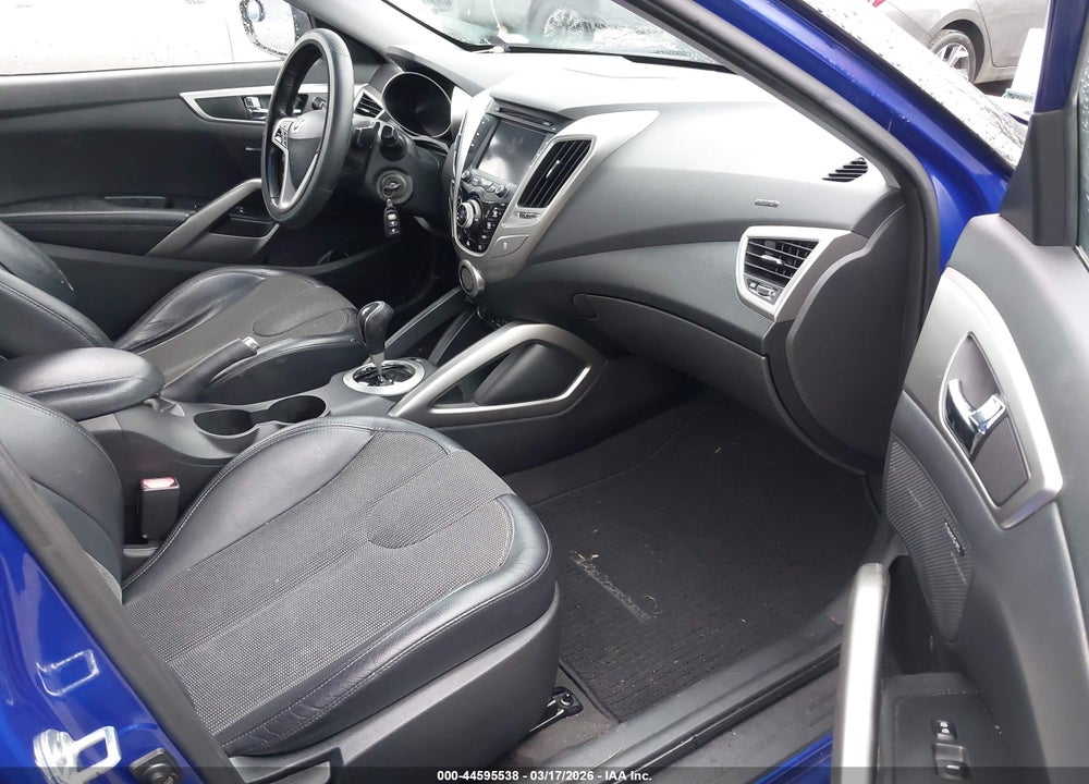 2012 HYUNDAI VELOSTER BASE W/BLACK VIN: KMHTC6AD6CU069809