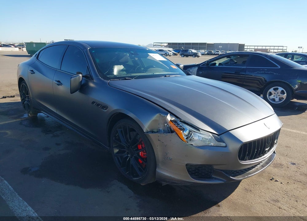 2014 MASERATI QUATTROPORTE GTS VIN: ZAM56PPA1E1072933