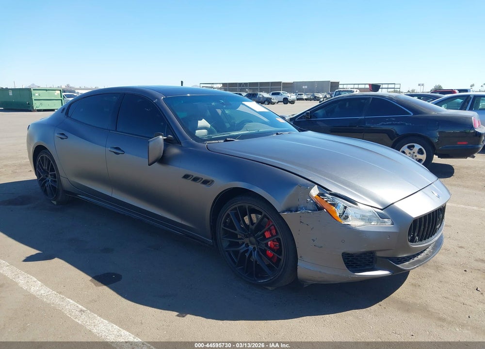 2014 MASERATI QUATTROPORTE GTS VIN: ZAM56PPA1E1072933