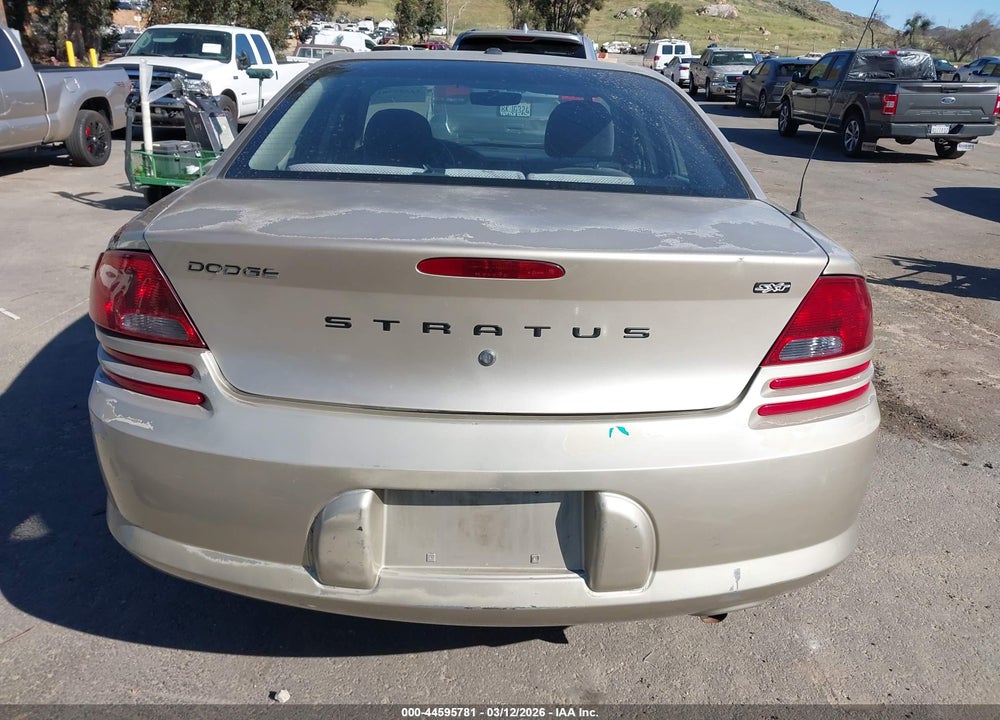 2006 DODGE STRATUS SXT VIN: 1B3EL46X36N265680