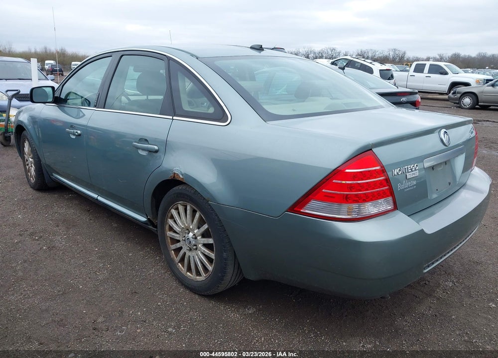 2007 MERCURY MONTEGO PREMIER VIN: 1MEHM42197G614646