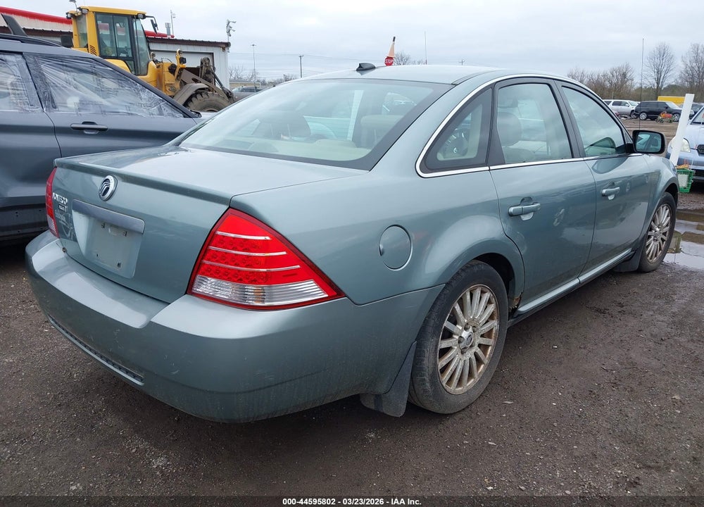 2007 MERCURY MONTEGO PREMIER VIN: 1MEHM42197G614646