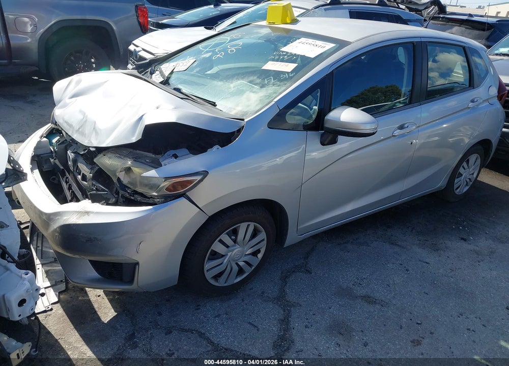 2016 HONDA FIT LX VIN: JHMGK5H51GS002486