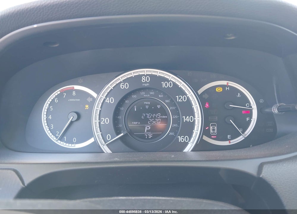 2013 HONDA ACCORD EX-L VIN: 1HGCR2F8XDA219786