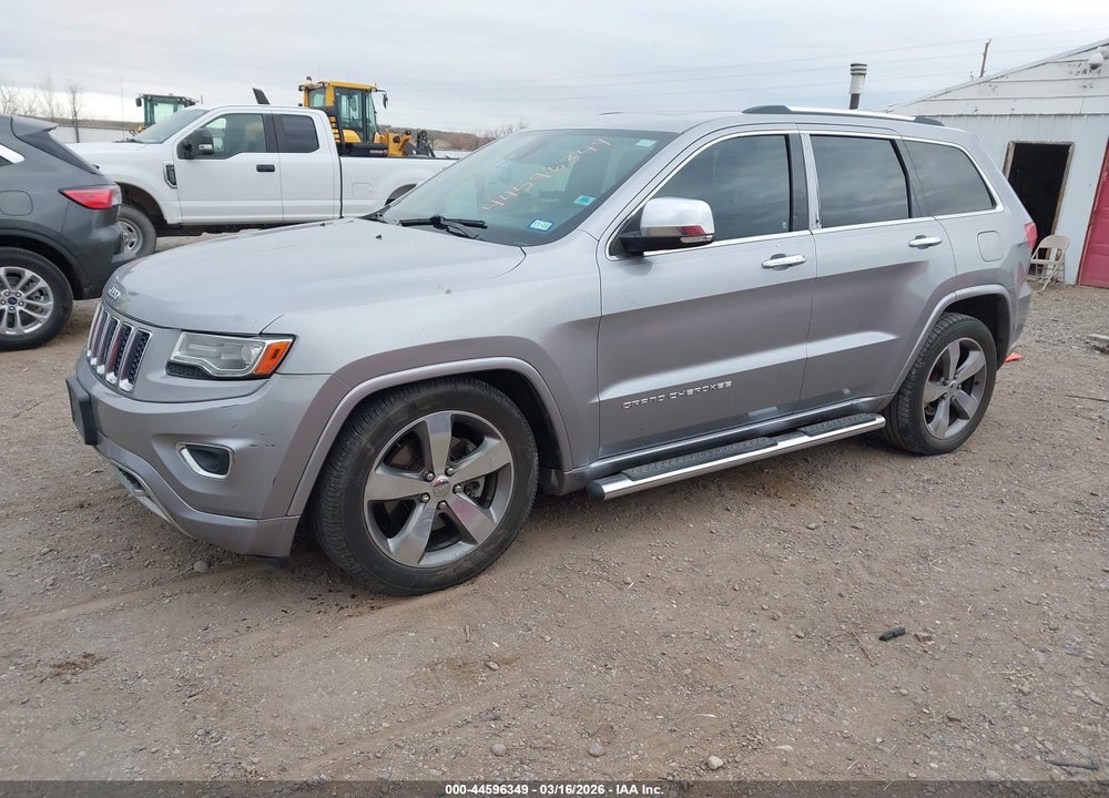2014 JEEP GRAND CHEROKEE OVERLAND VIN: 1C4RJFCT0EC355821