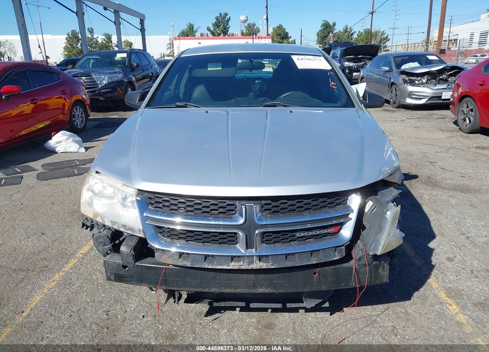 2012 DODGE AVENGER SE VIN: 1C3CDZAB0CN214021