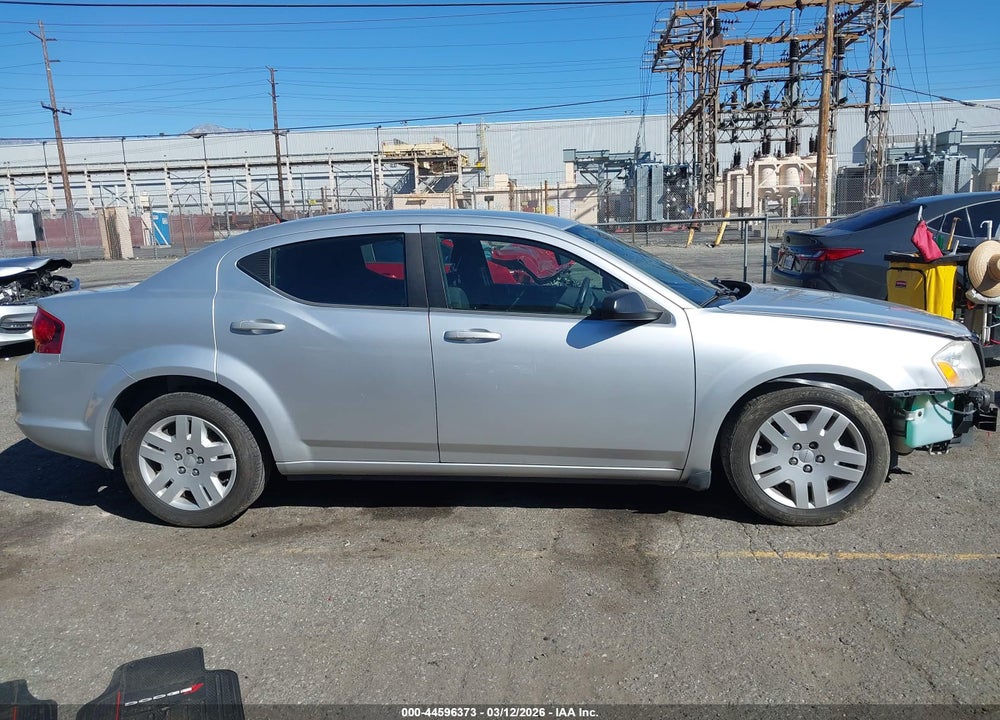 2012 DODGE AVENGER SE VIN: 1C3CDZAB0CN214021