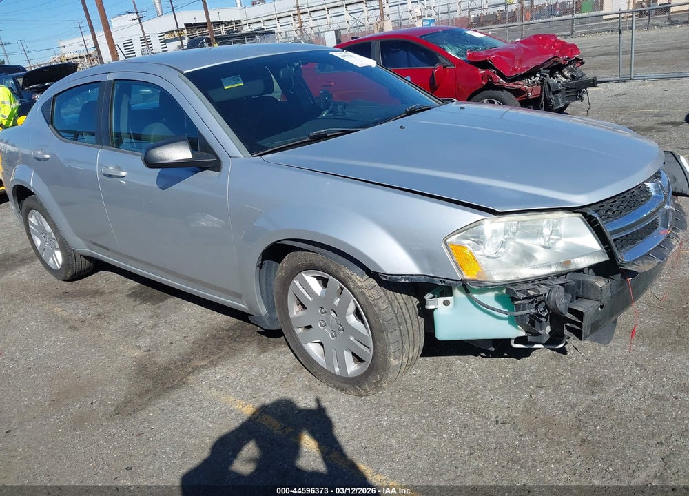 2012 DODGE AVENGER SE VIN: 1C3CDZAB0CN214021