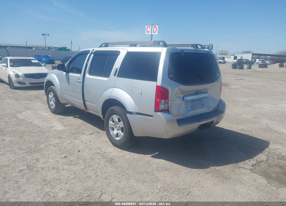 2009 NISSAN PATHFINDER S VIN: 5N1AR18U19C613257