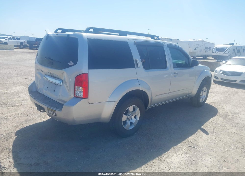 2009 NISSAN PATHFINDER S VIN: 5N1AR18U19C613257