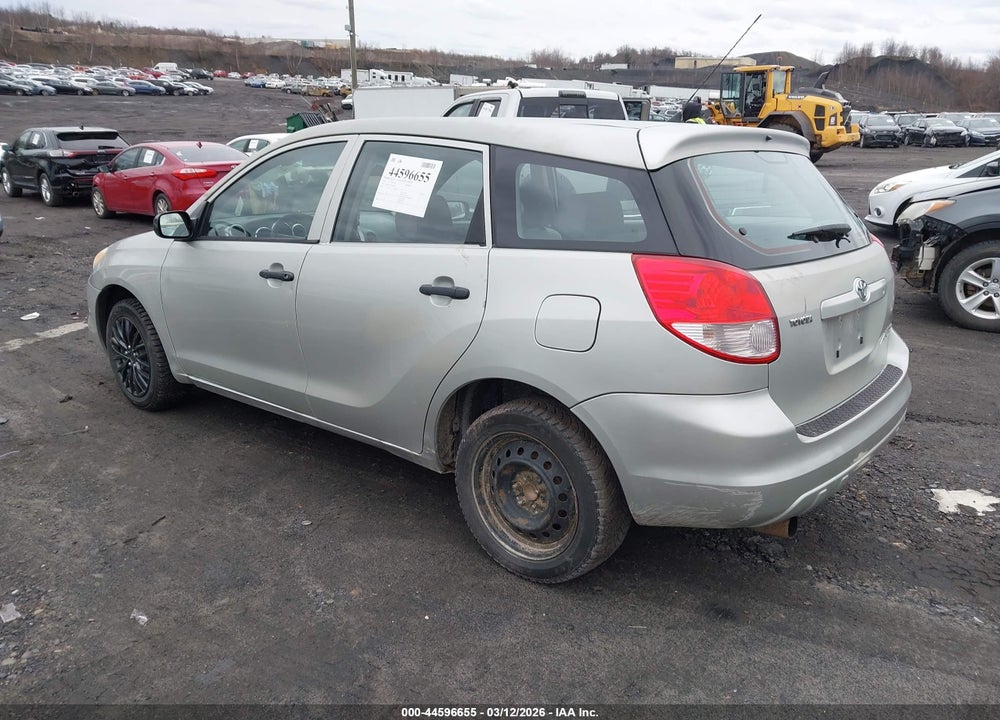 2003 TOYOTA MATRIX STANDARD VIN: 2T1KR32E03C058208