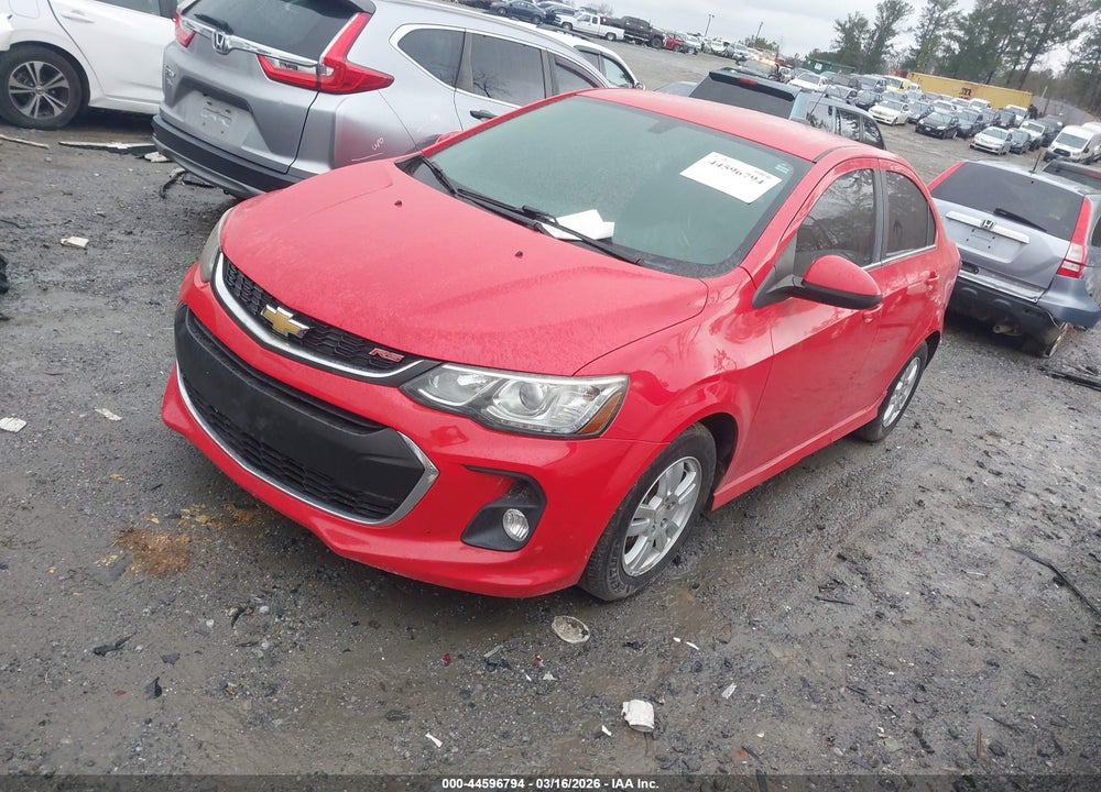 2017 CHEVROLET SONIC LT AUTO VIN: 1G1JD5SH9H4115847