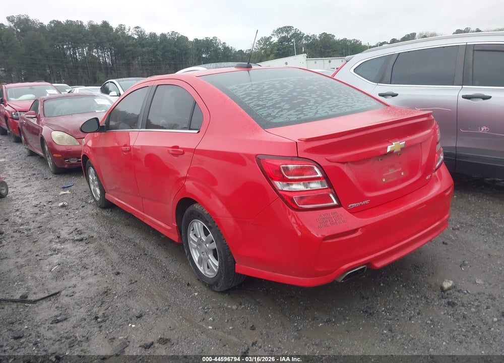 2017 CHEVROLET SONIC LT AUTO VIN: 1G1JD5SH9H4115847