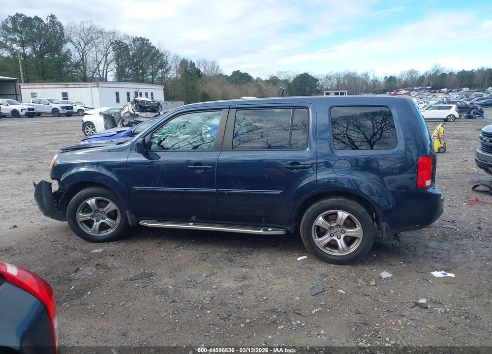 2012 HONDA PILOT EX-L VIN: 5FNYF3H59CB029599