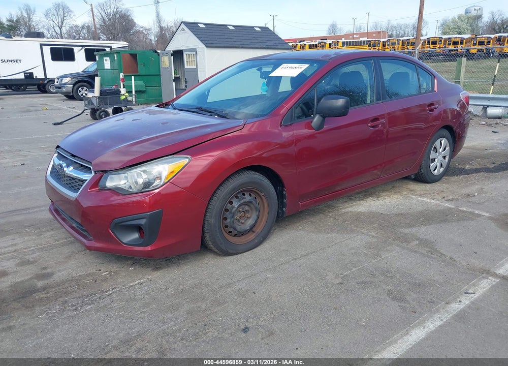 2012 SUBARU IMPREZA 2.0I VIN: JF1GJAA64CH006433